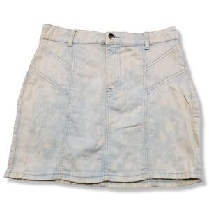 Forever 21 Skirt Size Medium Women's Denim Skirt Acid Washed Mini Jean Skirt